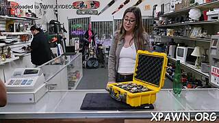 Dilettante's in the back room, getting rough with that cunt.