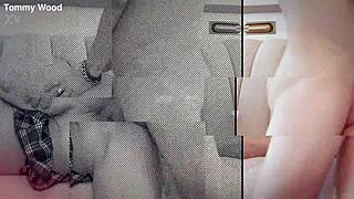 Horny Slut Jackie Ohh In Short Skirt Gets Hardcore Fucked And Cum On Tits!