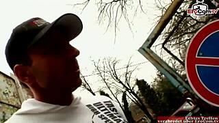 Blonde babe craves hard sex and creampie