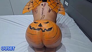 Stepsister's Big Ass Wouldn't Let Me Sleep on Halloween