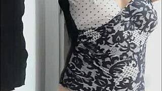 my mature busty stepmoms new exhibition is luxurious her huge natural tits make me excited