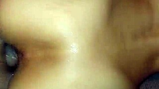 I bend her over for doggystyle pov fucking her latina ass