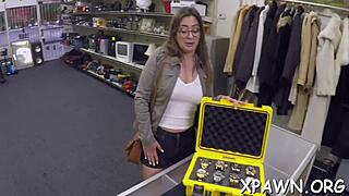 Dilettante's in the back room, getting rough with that cunt.