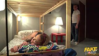 hostess tears tourist's ass after his tiring day