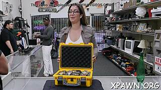 Dilettante's in the back room, getting rough with that cunt.