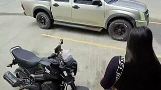 Risky Public Sex On The Street, Want To Get Caught?