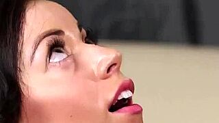 Slutty Model Gets Cum Load on Her Face Gulping All the Cum