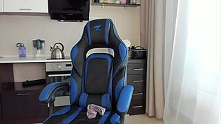 hey, check out this cute student playing with toys in her skirt