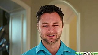 Busty Hot Teen Masseuse Prepares Client For Nuru Massage In Shower With Brad Sterling And Charlotte Sins