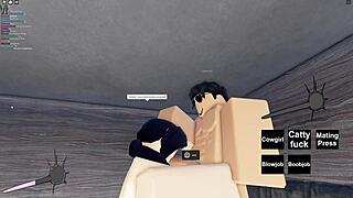 Slutty Roblox Girl Gets Fucked.