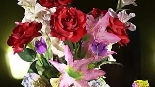 Skinny blonde waitress in costume engages in passionate lesbian sex after work, licking tight pussy to orgasm.