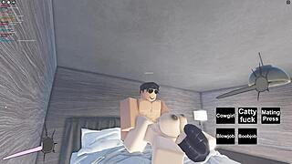 Slutty Roblox Girl Gets Fucked.