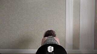 Big ass tries on panties shorts and records a sexy video for her lover home camera watches mature wife pawg