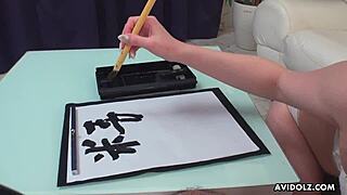 Japanese Babe Renka Shimizu Sucks Dick Uncensored!