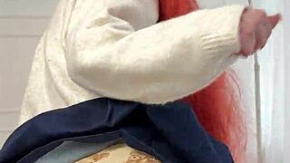 Private punishment at college party with costumes