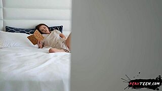 Hot Chick Caught Masturbating With Dirty Book - Pervteen 18+