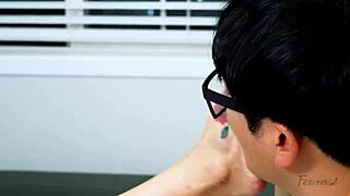 in korea, this scumbag brother only goes after divorced women, licking their asses and fucking them in various positions.