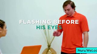 Delilah Day Covers Naked Body in Nuru Gel, Rubs Against Client Anthony Pierce