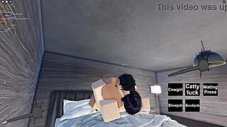 Slutty Roblox Girl Gets Fucked.