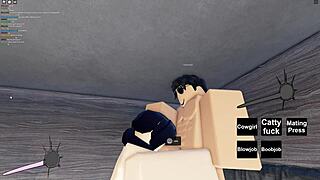 Slutty Roblox Girl Gets Fucked.