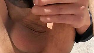 Outdoor Masturbation Risking Neighbor Sight.