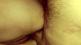 husband watches passionate milf wife take control in anal