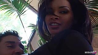 slim fit girl in lingerie gets interviewed for casting