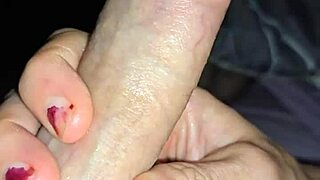 Wife Jerks Blows And Fucks To Cum Covered Asshole