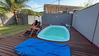 couldn't resist urge, slipped inside without condom in bush