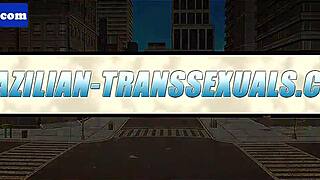 solo latina tranny posing big booty