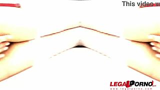 brunette latina francys belle takes hardcore fisting in pussy, fucking with monster cock and gaping asshole