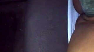 kissesxxx plays with cucumber outdoors