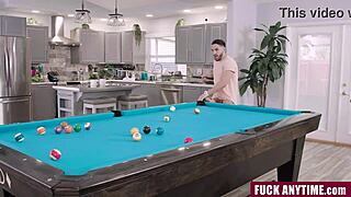 Stepbro and stepsis play pool game whoever wins doesnt have to clean for a month