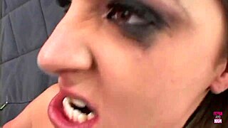 slutty brunette rough sex orgasm