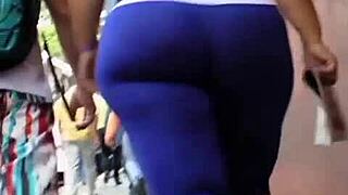 venezolana culona bbw hides in candid voyeur moment