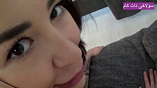 in this homemade scene, the housewife shakes her ass for twenty minutes