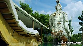 Marica Chanelle Tit Fucks And Enjoys Anal Fun Ending In Facial