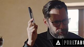 Penelope Kay Seduces Priest for Ass Fuck in Pure Taboo