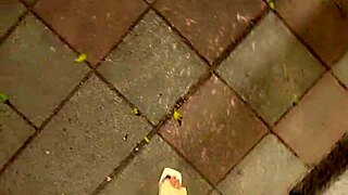 Ting Xuan Masturbates with Butt Plug Outdoors