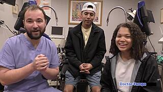 Dr Tampa Conducts Tampa University Entrance Physical On Michelle Anderson