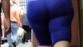 venezolana culona bbw hides in candid voyeur moment