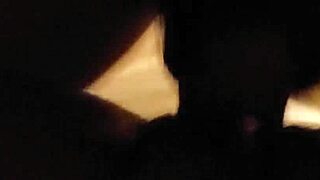 Tiny ebony stripper takes big black cock hard, clothes ripped in homemade scene.