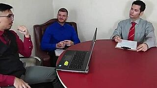 Office gone mad with slutty trailer feelings