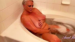 i'm in the bath with busty hairy milf cameron skye