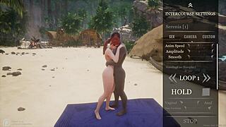 big ass milf serenia fucks first big black dick on beach