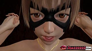 Natsuki In Black Mask Gets Intense POV Missionary Fuck