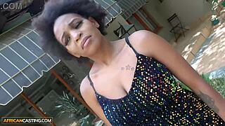 Ebony Babe's Sloppy POV Deepthroat And Cowgirl!