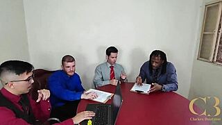 Office gone mad with slutty trailer feelings