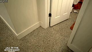 step mom madi blaze caught in shower sucks junior's hard cock 😈