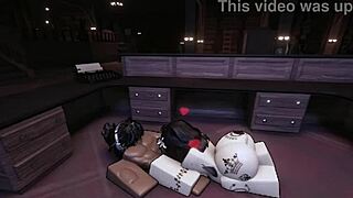 Horny Slut Fucks During Roblox Game